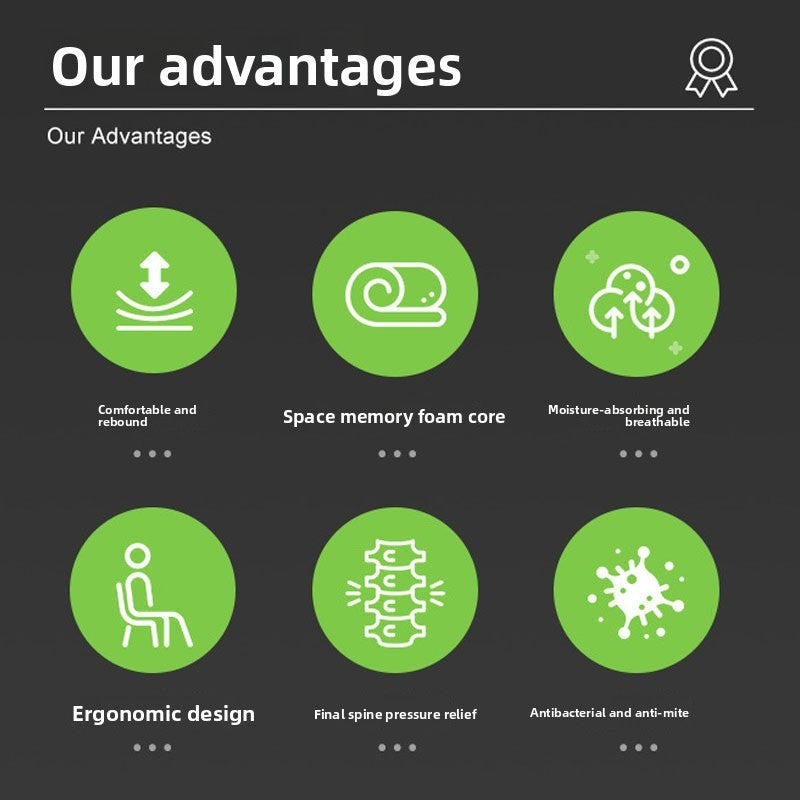 ArcosGear Memory Foam Seat Cushion detail image by ArcosGear
